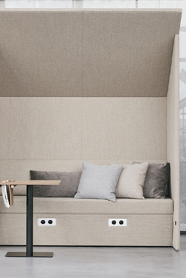 Canapé de détente acoustique bureau