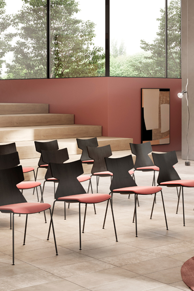 chaise coque bois KIMBO