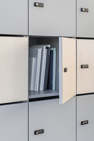 Ouverture casier de bureau flex office LOCKER