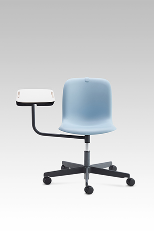 Chaise avec tablette rotative sixe