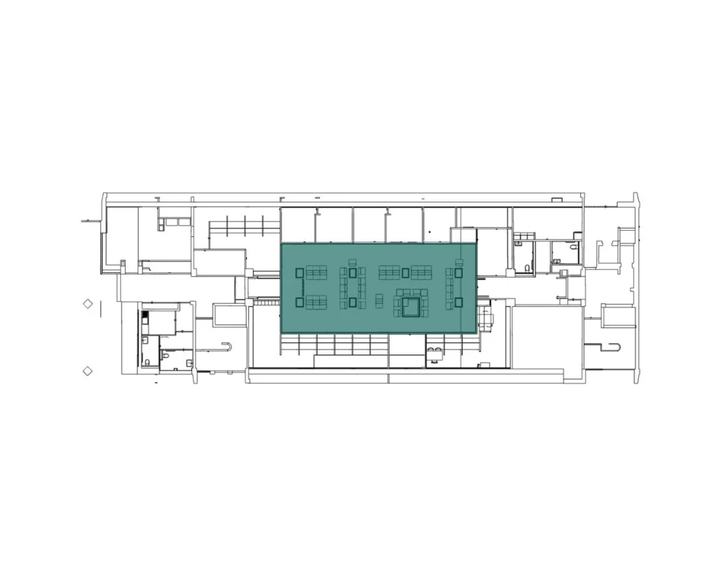 Plan projet aménagement Mairie Paris 17 2 - Space Planning