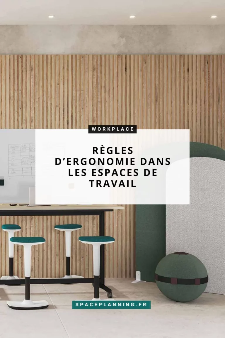 Règles d'ergonomie dans les espaces de travail