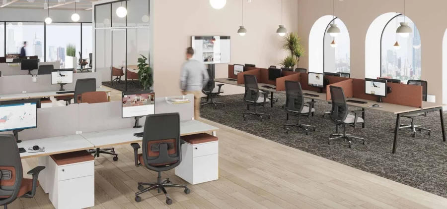 Optimisation des open spaces : gestion du bruit et de la circulation