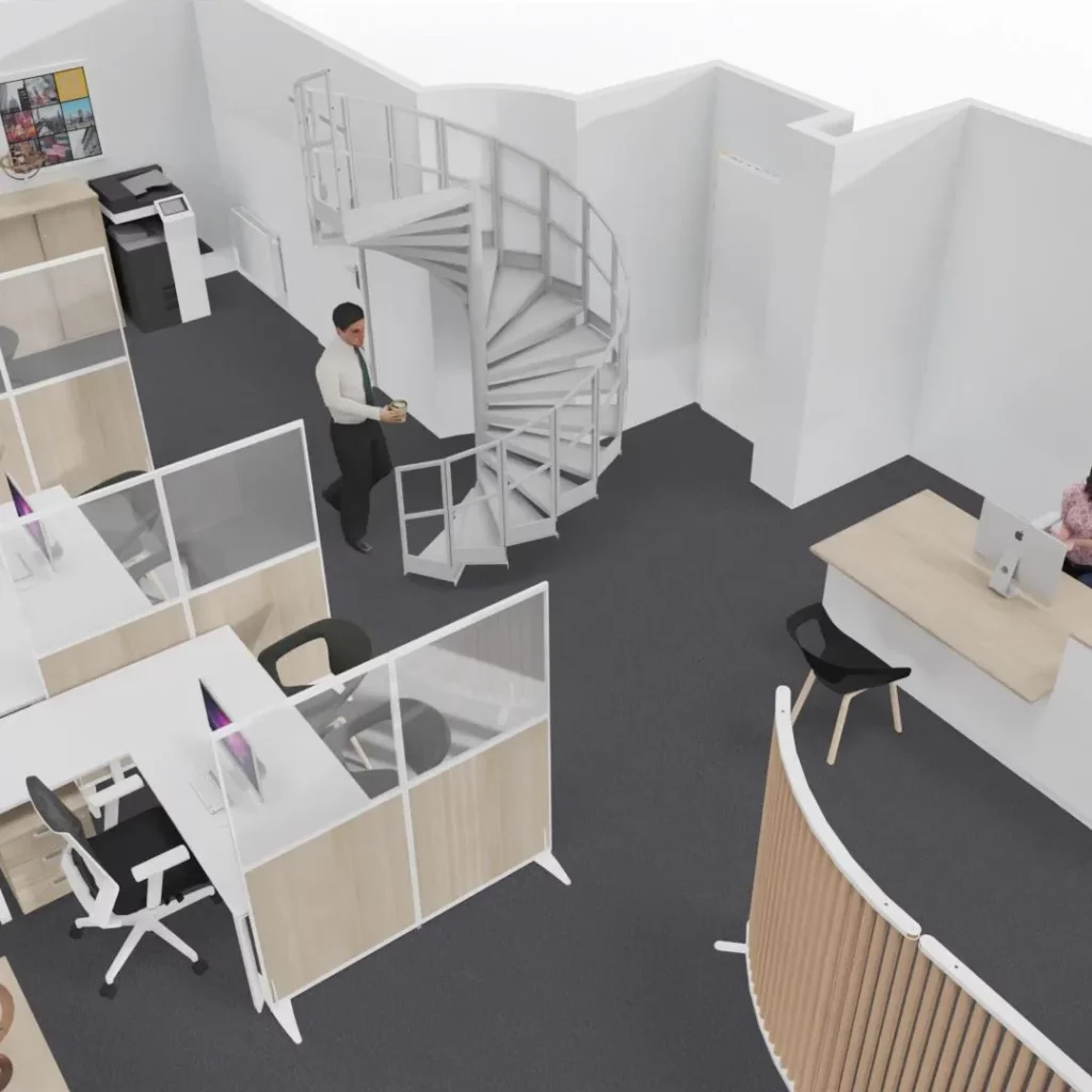 Agencement société assurance Uniassur - Space Planning