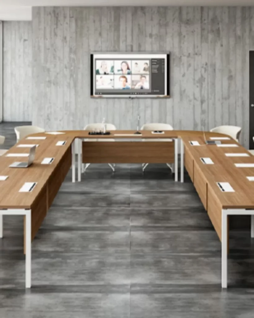 Table de réunion en U