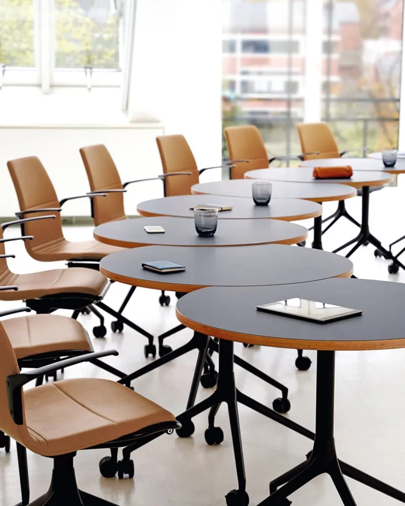 Table de réunion ronde AS400
