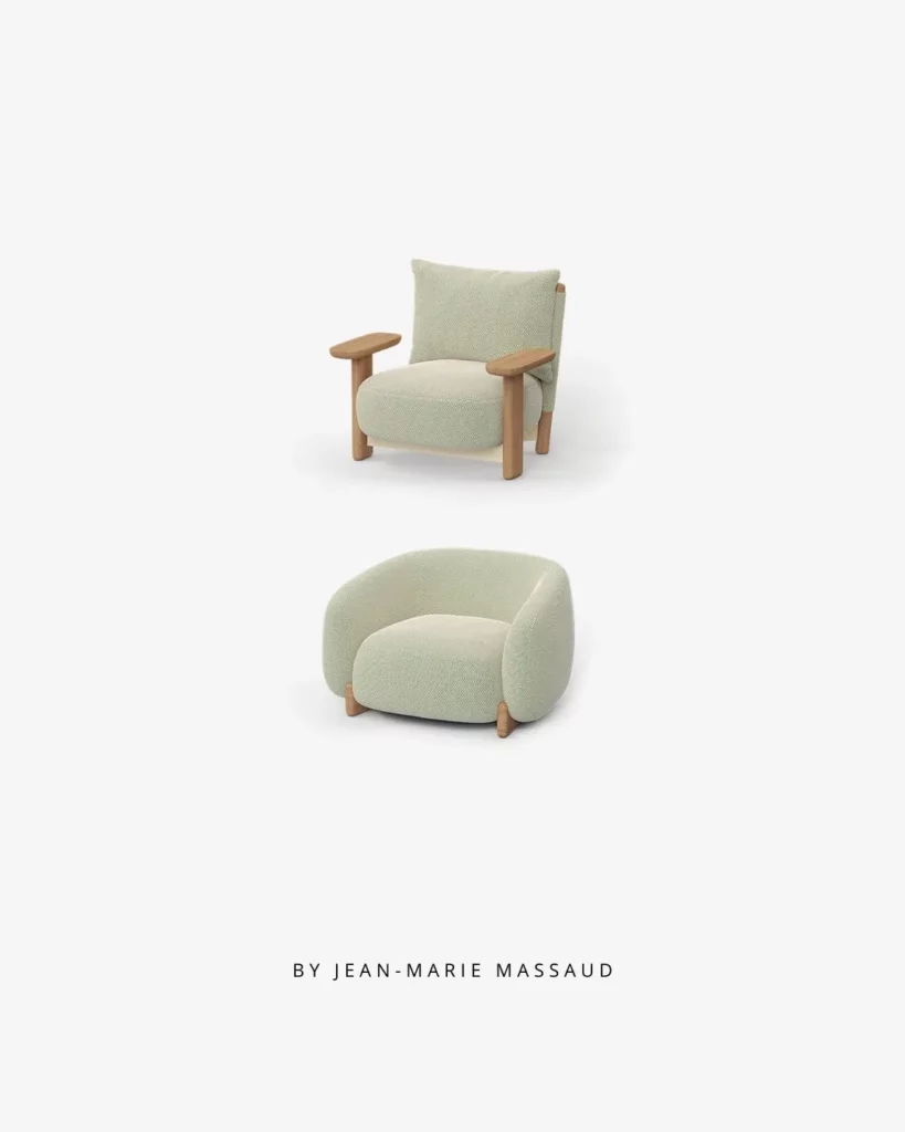 Milos Fauteuil professionnel tissu et bois - Space Planning