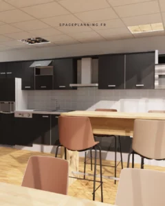 Espace restauration cuisine Cap Sécurité