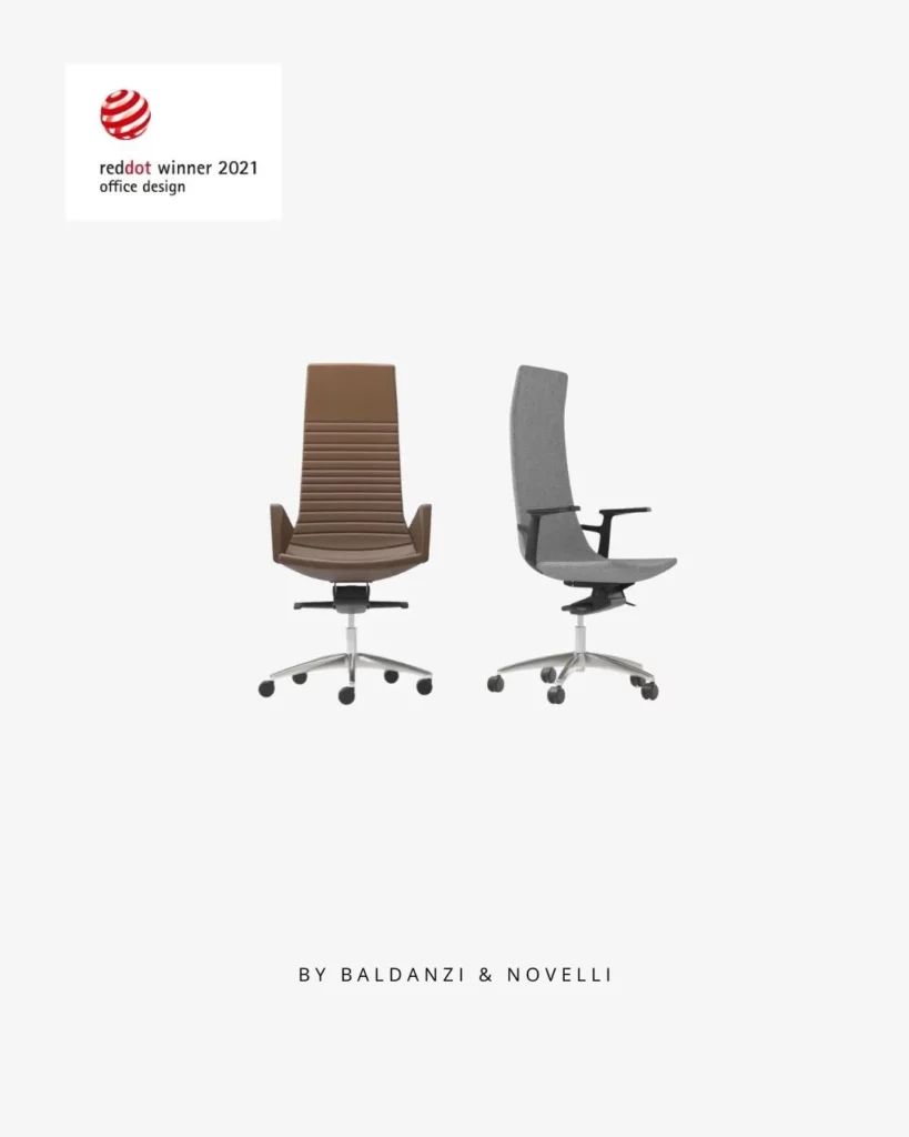 Fauteuil de Direction en cuir North Cape