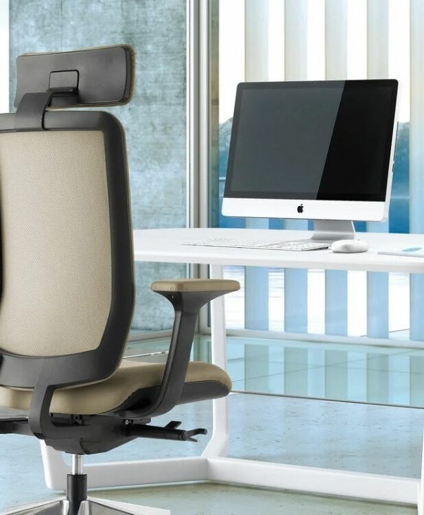 Fauteuil de direction résille vert Wi Max Dir