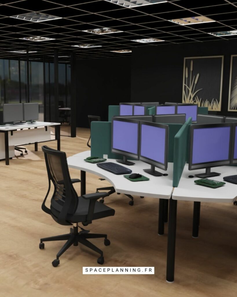 Projet d'aménagement tertiaire 800m²