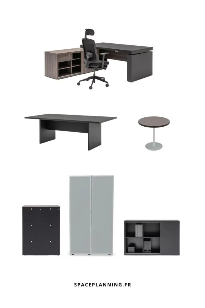 Gamme bureau de direction réglable en hauteur Mito