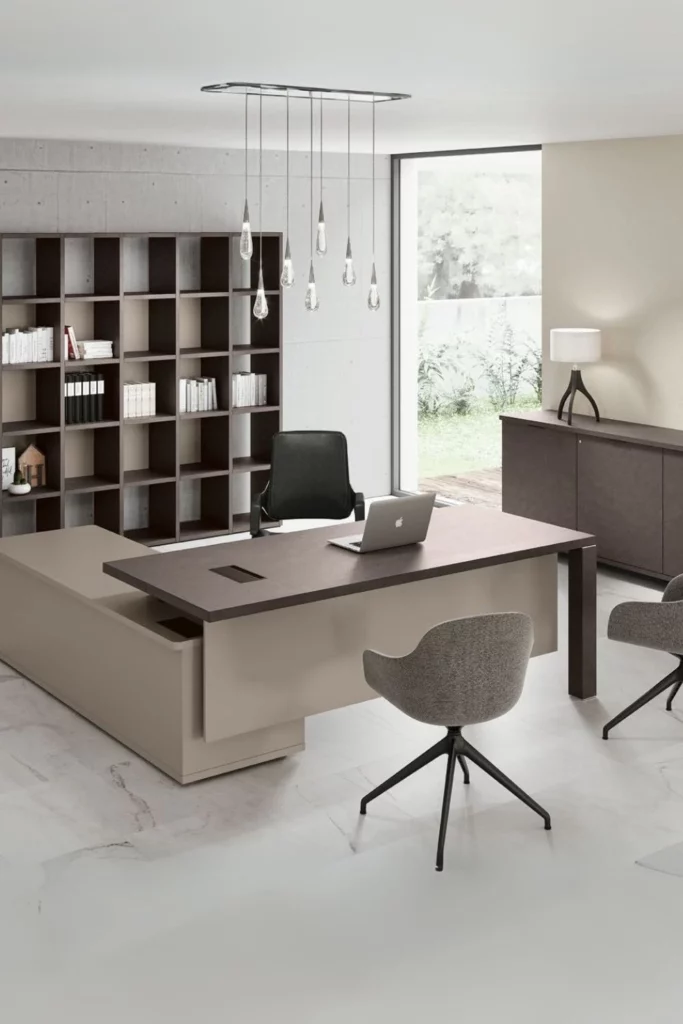 Bureau de direction en bois ODEON