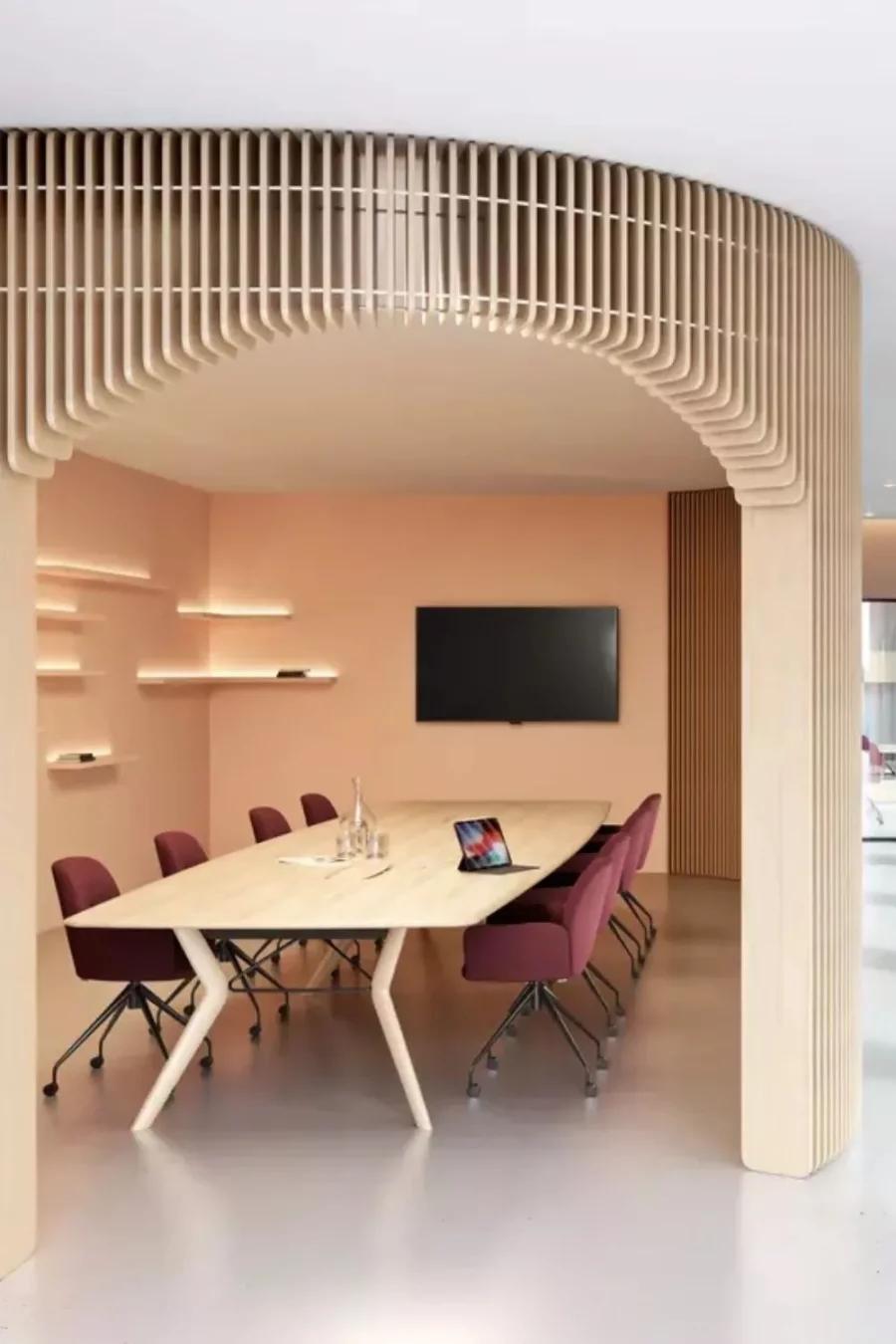 Table de réunion en bois TRAVA