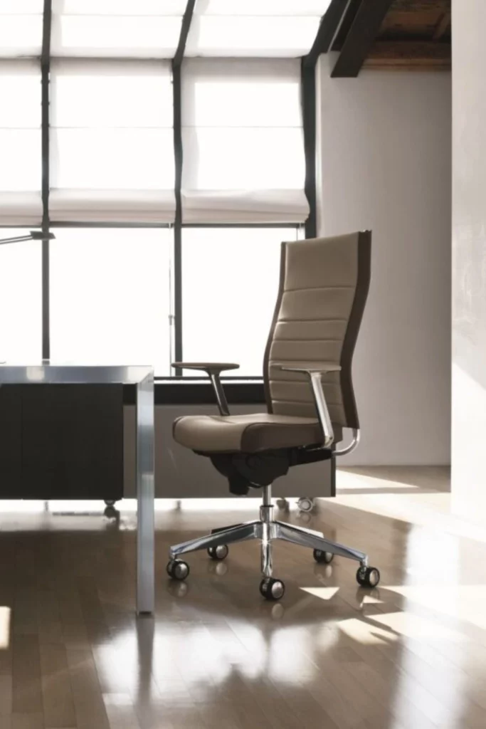 Fauteuil de Direction en cuir Kosmo Top