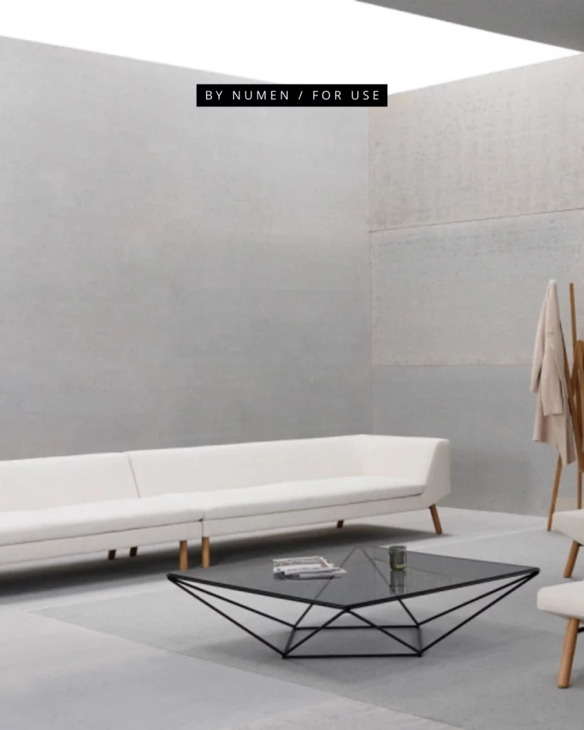 Table basse en verre Avet