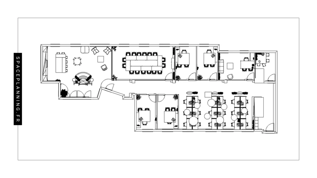Vinci Energies Paris 12 plan aménagement 2D